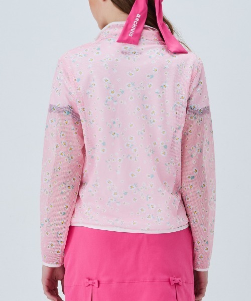 archivio（アルチビオ）の「＜LADIES>メッシュ花柄ブルゾン（ブルゾン・レディース・ネイビー/ホワイト/ピンク・L/M/S）」の17枚目の写真