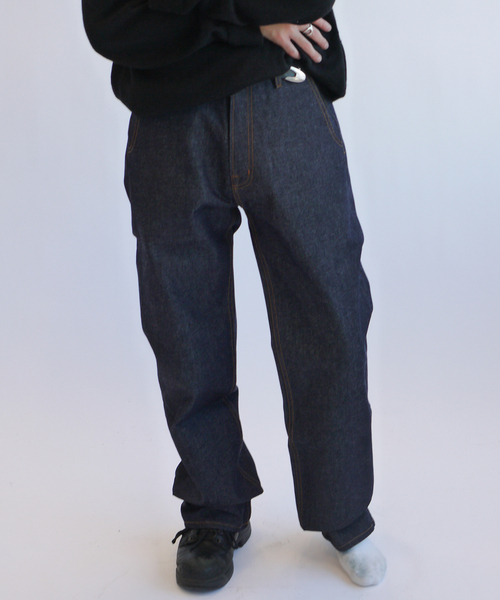 WISM(ウィズム)の「With A Beginner’s Mind / ウィズ ア ビギナーズ マインド Studio Denim(デニムパンツ・メンズ・ネイビー/ブラック・34/30/32)」の2枚目の写真