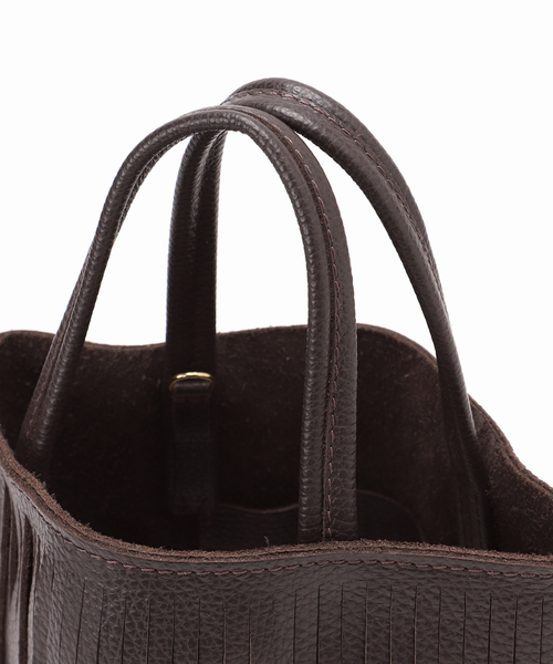 LE TALON（ルタロン）の「MILLELA FIRENZE/ミレッラ FRINGE TOTE（トートバッグ・レディース・ブラウン/ベージュ・FREE）」の13枚目の写真