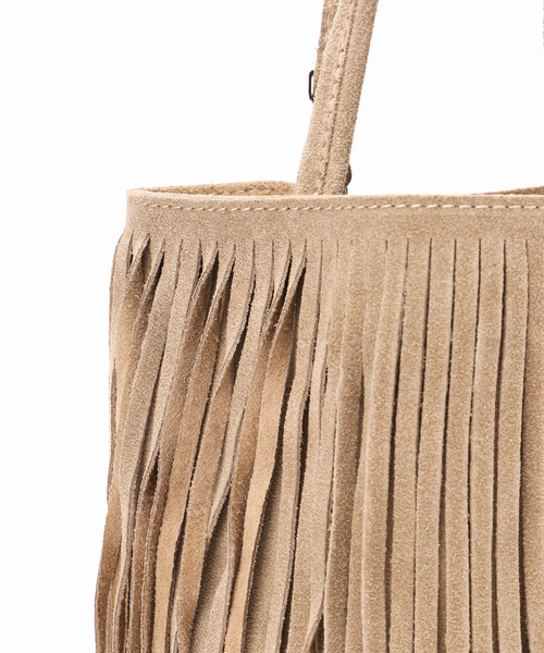 LE TALON（ルタロン）の「MILLELA FIRENZE/ミレッラ FRINGE TOTE（トートバッグ・レディース・ブラウン/ベージュ・FREE）」の18枚目の写真