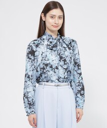 Paul Stuart（ポールスチュアート）の「【ウォッシャブル】ボタニカルブルームプリント ブラウス（シャツ/ブラウス）」