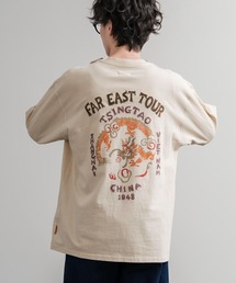 KRIFF MAYER（クリフメイヤー）の「KRIFF MAYER クリフメイヤー オーバーサイズスーベニア刺繍クルーネック長袖Tシャツ(龍) /ロンT 2537202（Tシャツ/カットソー）」