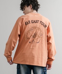 KRIFF MAYER クリフメイヤー オーバーサイズスーベニア刺繍クルーネック長袖Tシャツ(龍) /ロンT 2537202