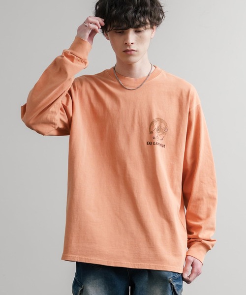KRIFF MAYER（クリフメイヤー）の「KRIFF MAYER クリフメイヤー オーバーサイズスーベニア刺繍クルーネック長袖Tシャツ(龍) /ロンT 2537202（Tシャツ/カットソー・メンズ・ベージュ/チャコール/パープル/オレンジ・M/XL/L）」の20枚目の写真