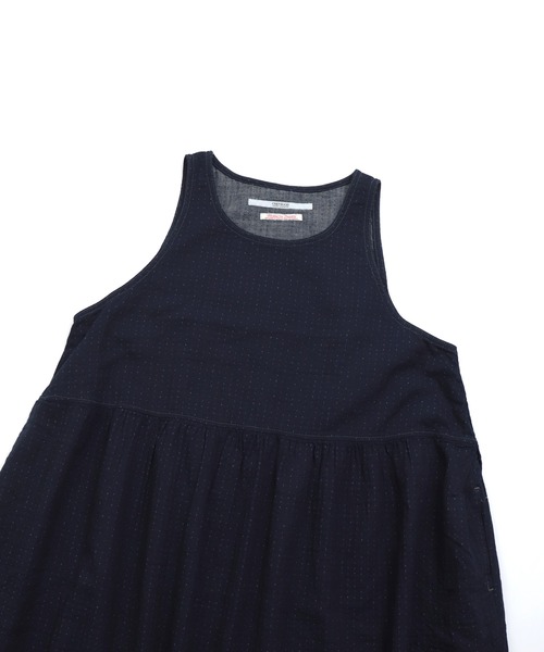 OMNIGOD womens / オムニゴッド] オリジナルインディゴダブルガーゼ