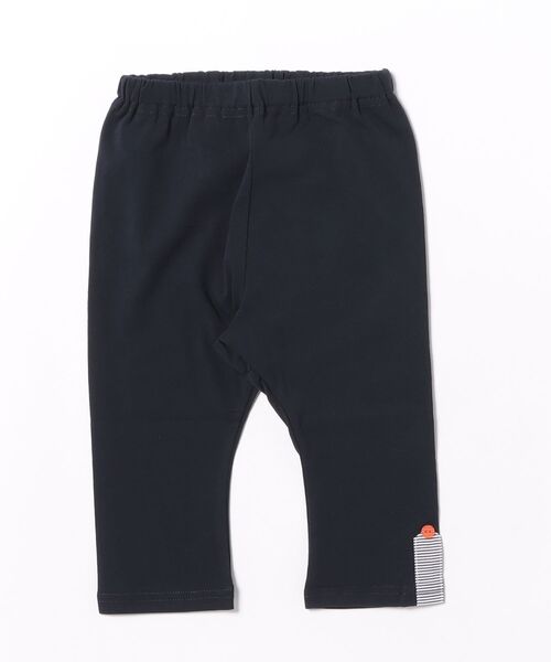 RAGMART(ラグマート)の「ストレッチ天竺6分丈パンツ(レギンス/スパッツ・キッズ・ネイビー/ピンク・100cm/130cm/120cm/110cm)」の2枚目の写真