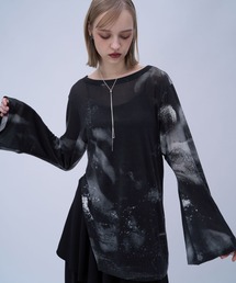 HARE | スリットガラシアーT(HARE)(Tシャツ/カットソー)