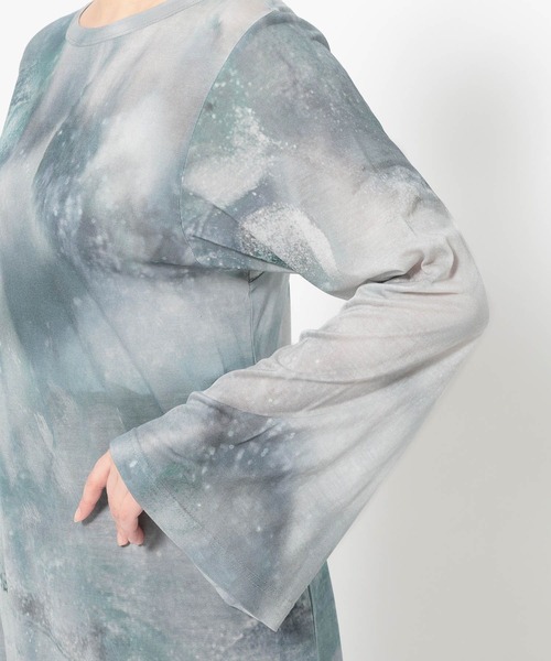 HARE（ハレ）の「スリットガラシアーT(HARE)（Tシャツ/カットソー・レディース・グリーン/ブラック・FREE）」の17枚目の写真