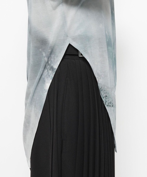 HARE（ハレ）の「スリットガラシアーT(HARE)（Tシャツ/カットソー・レディース・グリーン/ブラック・FREE）」の18枚目の写真