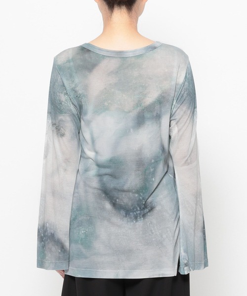 HARE（ハレ）の「スリットガラシアーT(HARE)（Tシャツ/カットソー・レディース・グリーン/ブラック・FREE）」の15枚目の写真