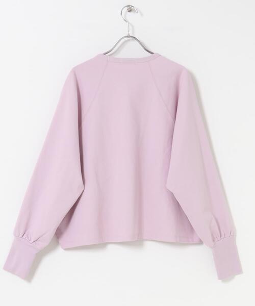 EKAL（エカル）の「スプリットドルマンカットソー（Tシャツ/カットソー・レディース・オフホワイト/チャコールグレー/ピンク・ONE）」の22枚目の写真