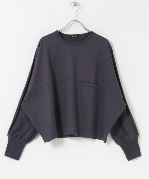 EKAL（エカル）の「スプリットドルマンカットソー（Tシャツ/カットソー・レディース・オフホワイト/チャコールグレー/ピンク・ONE）」の22枚目の写真