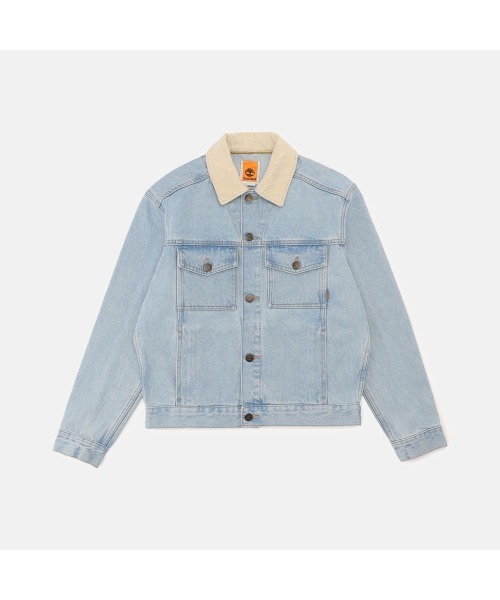 Timberland（ティンバーランド）の「コーデュロイ カラード デニム ジャケット ユニセックス（デニムジャケット・メンズ・ライトブルー・X-LARGE/SMALL/MEDIUM/LARGE）」の13枚目の写真
