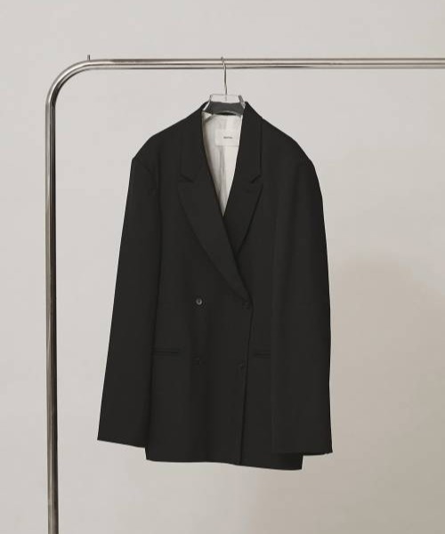 TODAYFUL(トゥデイフル)の「【TODAYFUL/トゥデイフル】Twill Double Jacket/ツイルダブルジャケット(テーラードジャケット・レディース・グレイッシュベージュ/ブラック/ブルー系その他・38/36)」の8枚目の写真