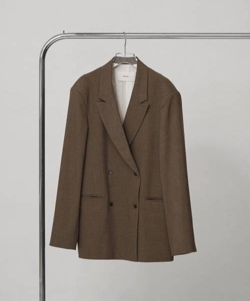 TODAYFUL(トゥデイフル)の「【TODAYFUL/トゥデイフル】Twill Double Jacket/ツイルダブルジャケット(テーラードジャケット・レディース・グレイッシュベージュ/ブラック/ブルー系その他・38/36)」の13枚目の写真