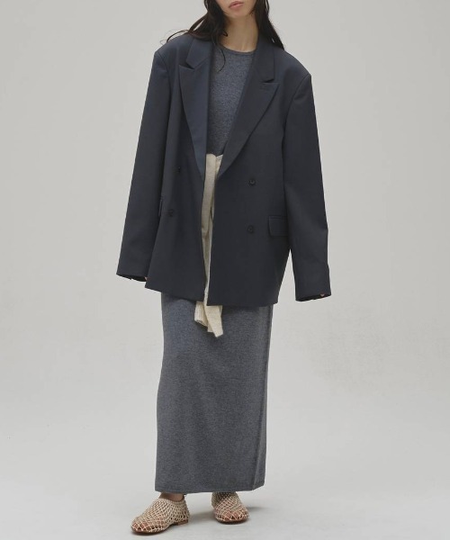 TODAYFUL(トゥデイフル)の「【TODAYFUL/トゥデイフル】Twill Double Jacket/ツイルダブルジャケット(テーラードジャケット・レディース・グレイッシュベージュ/ブラック/ブルー系その他・38/36)」の18枚目の写真