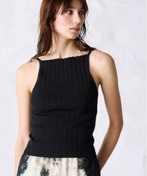 WALANCE（ワランス）の「paper rib knit camisole（キャミソール）」