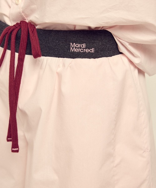 Mardi Mercredi（マルディメクルディ）の「COTTON SHORTS CONTRAST WAISTBAND / コットン ショーツ コントラスト ウェストバンド（その他パンツ・レディース・ペールイエロー/スカイブルー/ブルー/ライトピンク・FREE）」の13枚目の写真