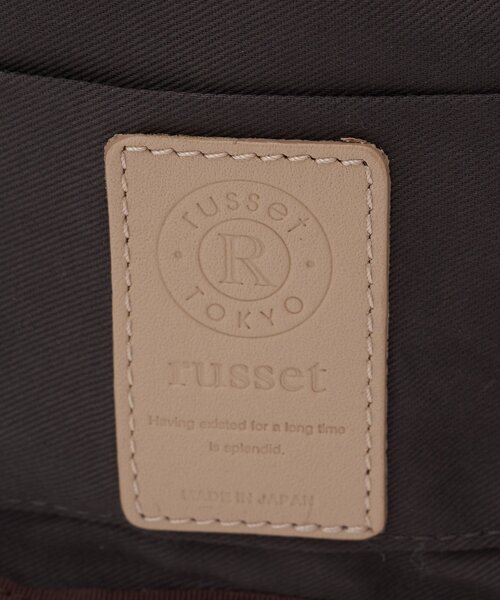 russet(ラシット)の「【撥水】コーデュラナイロンスクエアポーチ(その他小物・レディース・グレイッシュベージュ/グレー/ダークブラウン・FREE)」の10枚目の写真