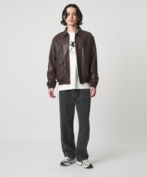 A DAY IN THE LIFE UNITED ARROWS（アデイインザライフユナイテッドアローズ）の「レザーライク フライト ブルゾン<A DAY IN THE LIFE>（ブルゾン）」