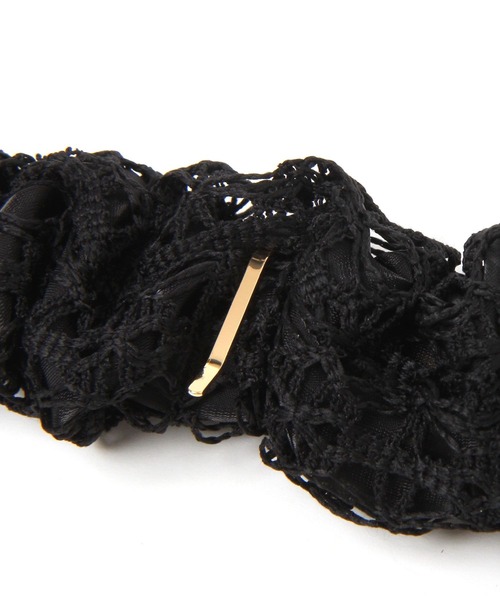 GLOBAL WORK（グローバルワーク）の「レースパチパチヘアカフ/654830（その他ヘアアクセサリー・レディース・オフホワイト/ライトグリーン/ブラック/ベージュ・FREE）」の6枚目の写真