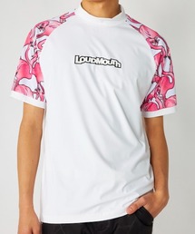 Loudmouth（ラウドマウス）の「LOUDMOUTH/ラウドマウス ゴルフウェア 吸汗速乾 UVカット ストレッチ  切替  半袖 モックネックシャツ（シャツ/ブラウス）」
