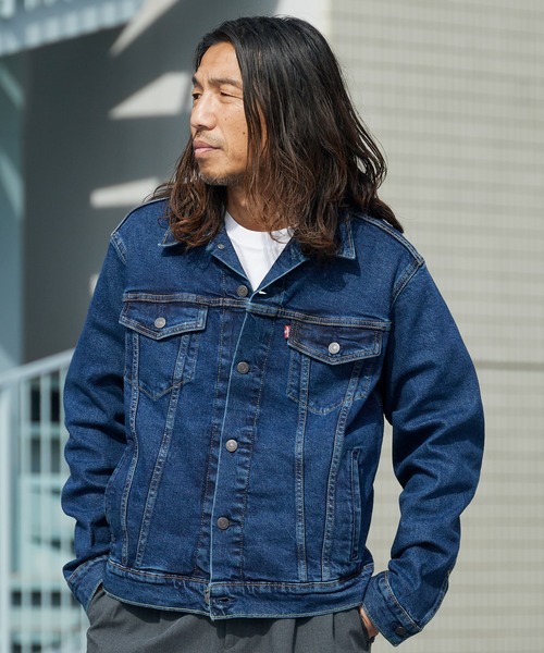 Levi's(リーバイス)の「LEVI'S/リーバイス THE TRUCKER JAKETS 2026 秋服 2026年秋冬 冬服(デニムジャケット・メンズ・ブルー・M/L/XL)」の16枚目の写真