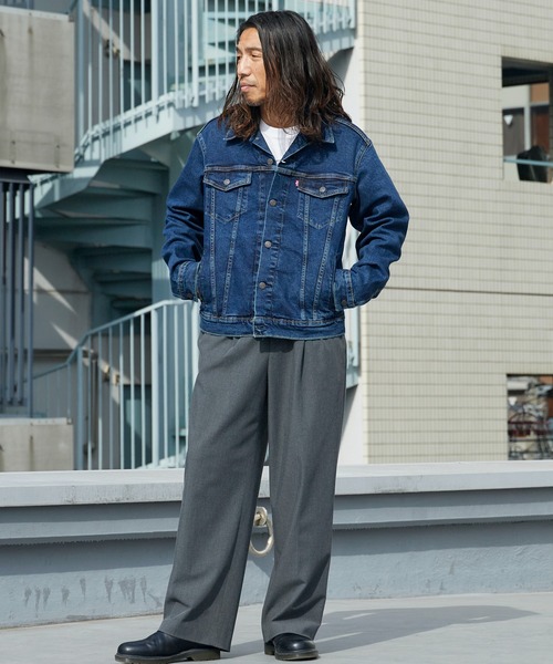 Levi's(リーバイス)の「LEVI'S/リーバイス THE TRUCKER JAKETS 2026 秋服 2026年秋冬 冬服(デニムジャケット・メンズ・ブルー・M/L/XL)」の15枚目の写真