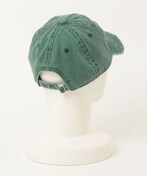 OVERRIDE（オーバーライド）の「UNIVERSITY OF HAWAII  ACID WASHED CAP / カレッジ（キャップ・レディース・グリーン・57~59cm）」の2枚目の写真