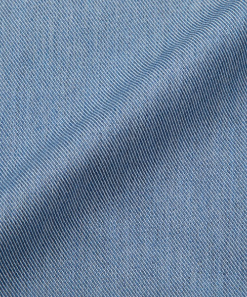 TOKYO SHIRTS(トウキョウシャツ)の「【超形態安定】 形態安定ノンアイロン ボタンダウン 長袖ビジネスワイシャツ(大きいサイズ・長いサイズ)(ビジネスシャツ・メンズ・ブルー・首回り39cm-裄丈88cm/首回り41cm-裄丈90cm/首回り45cm-裄丈86cm/首回り42cm-裄丈90cm/首回り47cm-裄丈90cm/首回り47cm-裄丈86cm/首回り45cm-裄丈90cm/首回り45cm-裄丈82cm/首回り43cm-裄丈90cm)」の5枚目の写真