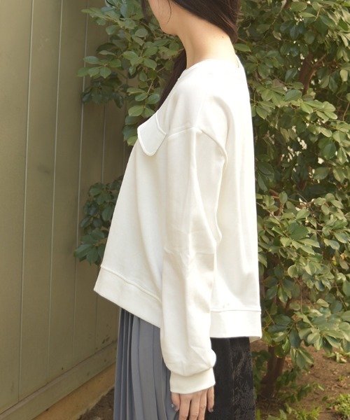 axes femme（アクシーズファム）の「変形ジッププルオーバー（Tシャツ/カットソー・レディース・ホワイト・FREE）」の17枚目の写真