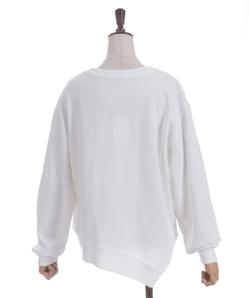 axes femme（アクシーズファム）の「変形ジッププルオーバー（Tシャツ/カットソー・レディース・ホワイト・FREE）」の7枚目の写真