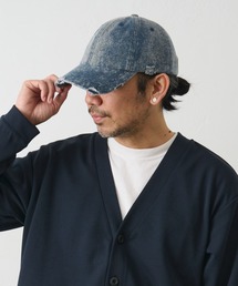 COLONY 2139（コロニートゥーワンスリーナイン）の「ダメージ加工デニムキャップ（キャップ）」