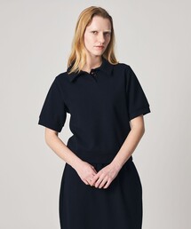 Steven Alan（スティーブンアラン）の「＜Steven Alan＞ブークレ ダンボール ワンボタン ハーフスリーブ プルオーバー（Tシャツ/カットソー）」