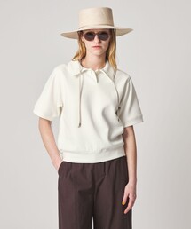 Steven Alan | ＜Steven Alan＞ブークレ ダンボール ワンボタン ハーフスリーブ プルオーバー(Tシャツ/カットソー)
