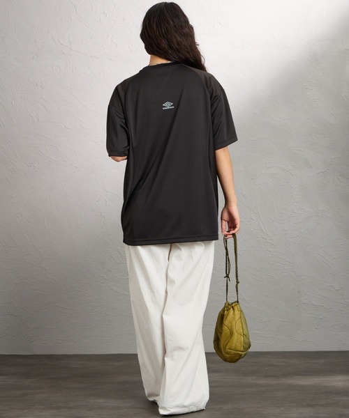 UMBRO（アンブロ）の「[UMBRO/アンブロ] 別注 メッシュ切り替え ゲームシャツ（Tシャツ/カットソー・レディース・ブラック/チャコールグレー/ブルー・S/M/L/XL）」の10枚目の写真