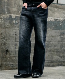 Regen Glanz（レーゲングランツ）の「vintage wash straight denim pants / ヴィンテージウォッシュストレートデニムパンツ（デニムパンツ）」