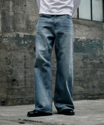 Regen Glanz(���[�Q���O�����c)��vintage wash straight denim pants / ���B���e�[�W�E�H�b�V���X�g���[�g�f�j���p���c(�f�j���p���c)