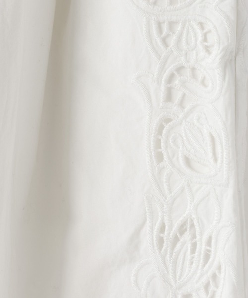 LOWRYS FARM（ローリーズファーム）の「カットワークレースパンツ　657446（その他パンツ・レディース・オフホワイト/ブラック/ブラウン・FREE）」の8枚目の写真