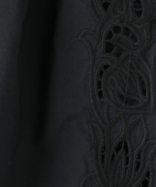 LOWRYS FARM（ローリーズファーム）の「カットワークレースパンツ　657446（その他パンツ・レディース・オフホワイト/ブラック/ブラウン・FREE）」の9枚目の写真