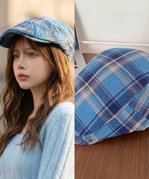 L LABEL（エルラベル）の「チェック柄ハンチング（ハンチング/ベレー帽）」