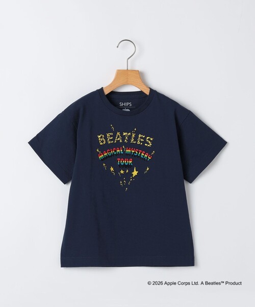 SHIPS（シップス）の「SHIPS KIDS:80～90cm /【THE BEATLES（ザ・ビートルズ）】半袖 Tシャツ（Tシャツ/カットソー・キッズ・ネイビー/ライトグリーン/オフホワイト/ライトブルー・90/80）」の4枚目の写真