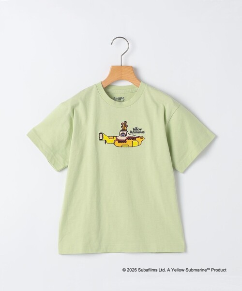 SHIPS（シップス）の「SHIPS KIDS:80～90cm /【THE BEATLES（ザ・ビートルズ）】半袖 Tシャツ（Tシャツ/カットソー・キッズ・ネイビー/ライトグリーン/オフホワイト/ライトブルー・90/80）」の3枚目の写真