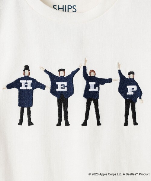 SHIPS（シップス）の「SHIPS KIDS:80～90cm /【THE BEATLES（ザ・ビートルズ）】半袖 Tシャツ（Tシャツ/カットソー・キッズ・ネイビー/ライトグリーン/オフホワイト/ライトブルー・90/80）」の8枚目の写真