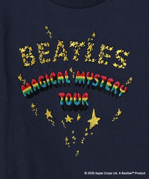 SHIPS（シップス）の「SHIPS KIDS:80～90cm /【THE BEATLES（ザ・ビートルズ）】半袖 Tシャツ（Tシャツ/カットソー・キッズ・ネイビー/ライトグリーン/オフホワイト/ライトブルー・90/80）」の5枚目の写真