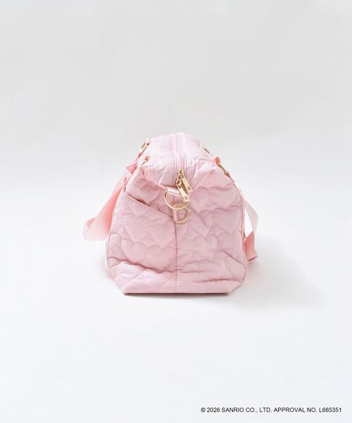 MAJESTIC LEGON（マジェスティックレゴン）の「ハローキティ トラベルボストン（ボストンバッグ・レディース・ピンク/アイボリー・FREE）」の19枚目の写真