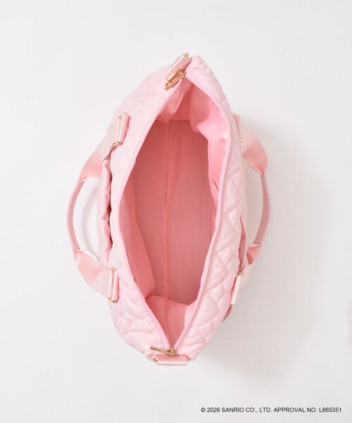 MAJESTIC LEGON（マジェスティックレゴン）の「ハローキティ トラベルボストン（ボストンバッグ・レディース・ピンク/アイボリー・FREE）」の22枚目の写真