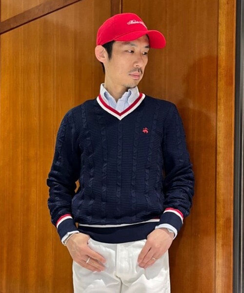 BROOKS BROTHERS｜ブルックス ブラザーズのニット/セーター（ブルー
