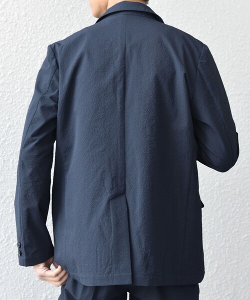 SHIPS any(シップス エニィ)の「SHIPS any:〈撥水/軽量/ストレッチ〉SOLOTEX(R) シアサッカー セットアップ スーツ 26SS◇(スーツセット・メンズ・チャコールグレー/ブラック/ネイビー・MEDIUM/SMALL/LARGE/X-LARGE)」の21枚目の写真