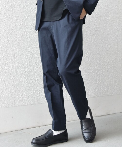 SHIPS any(シップス エニィ)の「SHIPS any:〈撥水/軽量/ストレッチ〉SOLOTEX(R) シアサッカー セットアップ スーツ 26SS◇(スーツセット・メンズ・チャコールグレー/ブラック/ネイビー・MEDIUM/SMALL/LARGE/X-LARGE)」の18枚目の写真